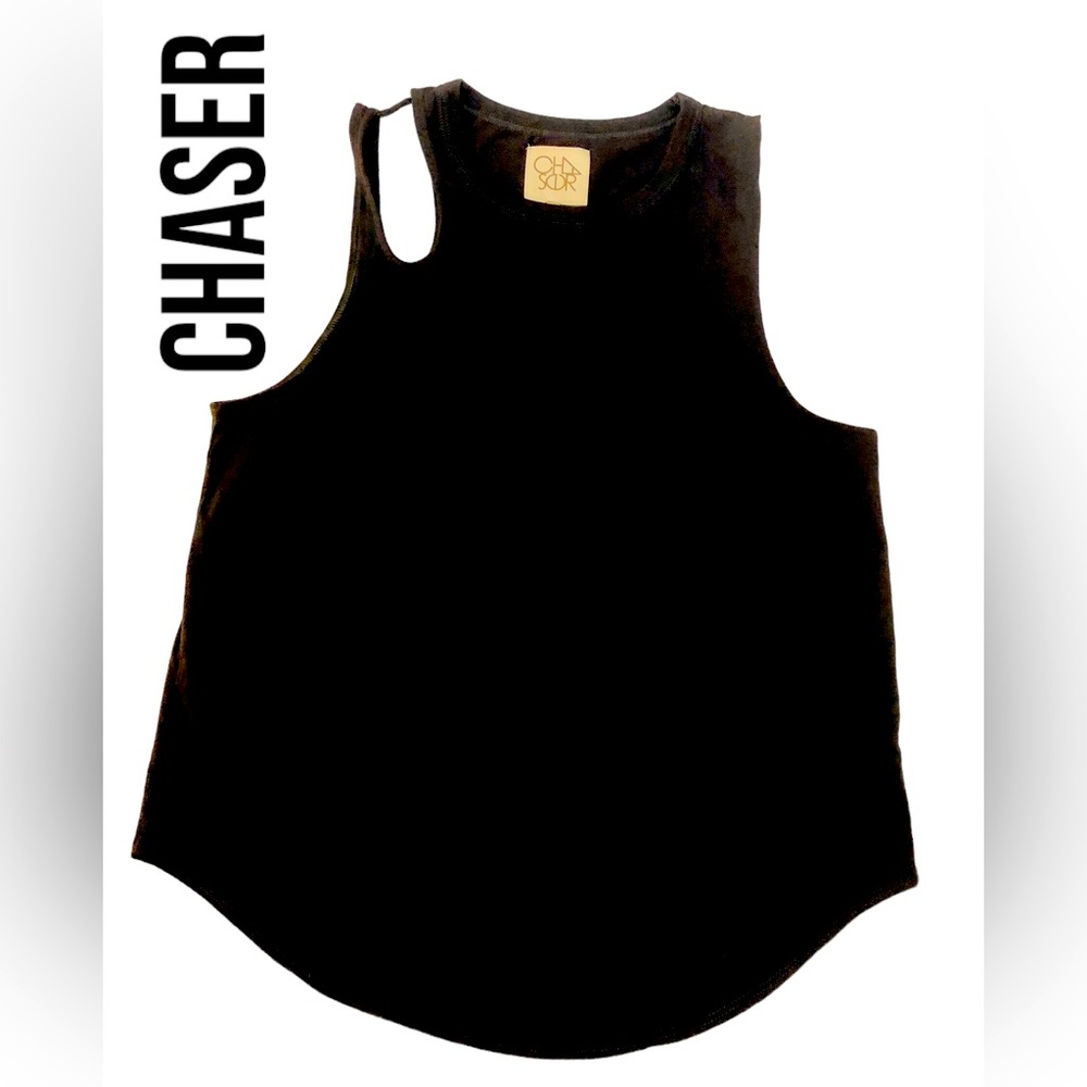 Chaser VTG Jersey Shoulder Vent Shirttail Tank
